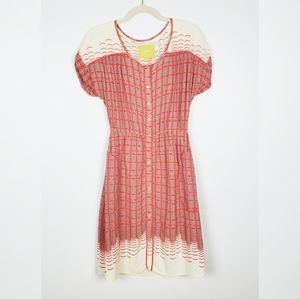 Maeve Print Dress - Orange